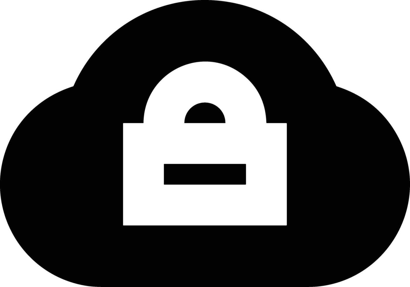 Cloud icon symbol image. Illustration of the hosting storage vector