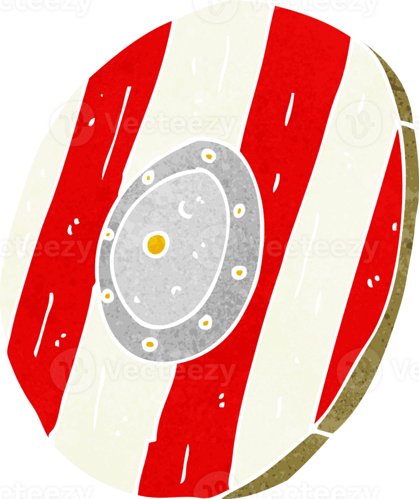cartoon wooden shield png