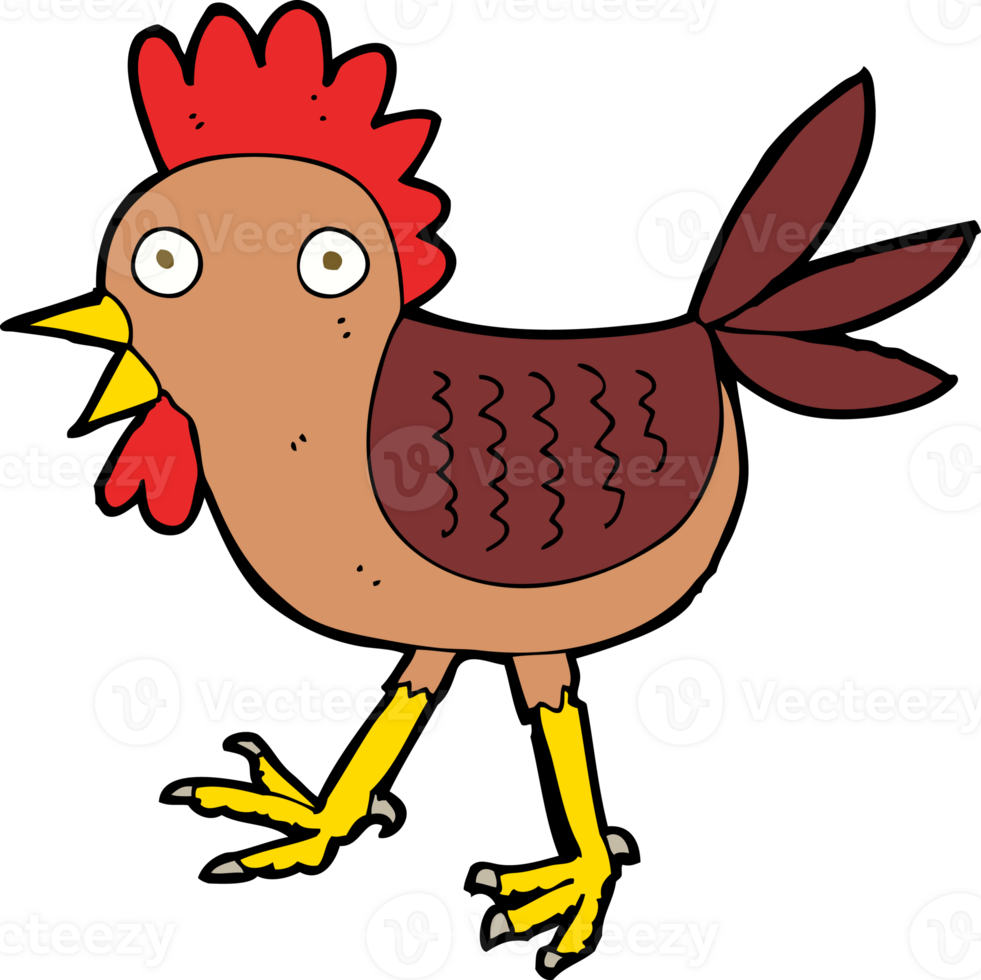 funny cartoon chicken png
