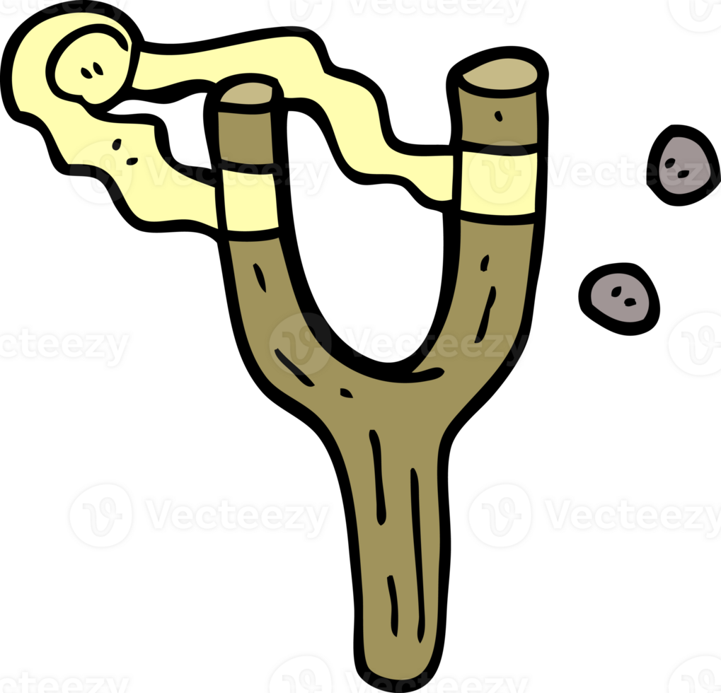 cartoon doodle catapult toy png