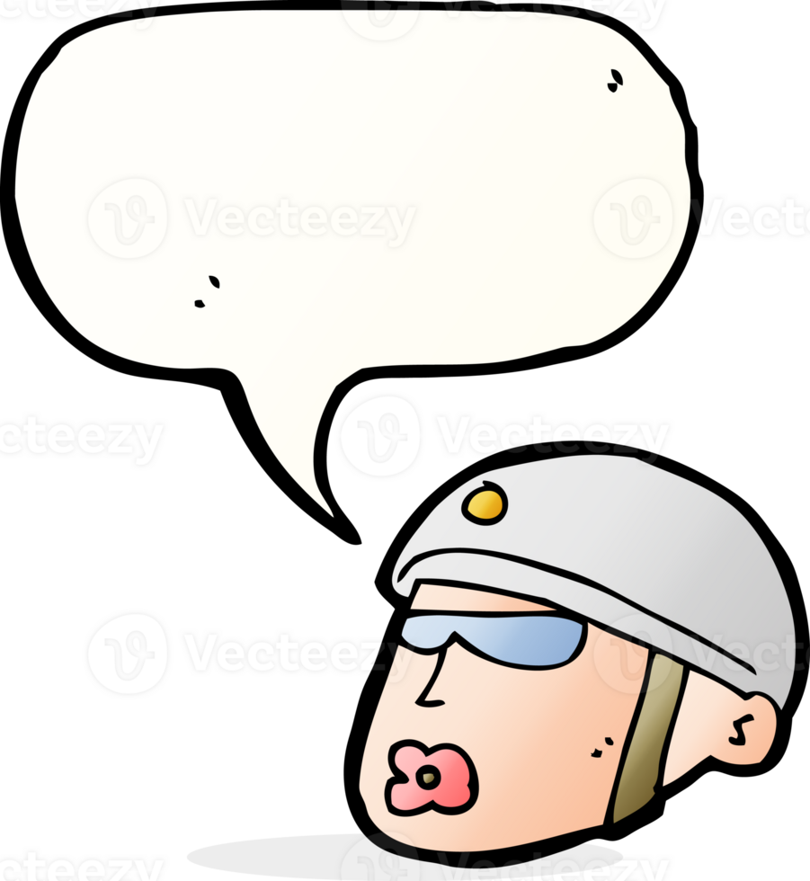 cartoon policeman head with speech bubble png