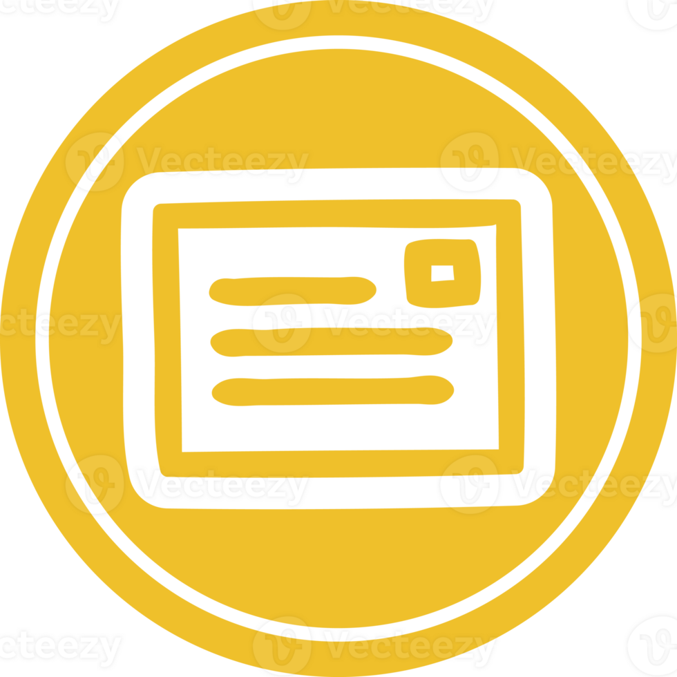 envelope letter circular icon symbol png