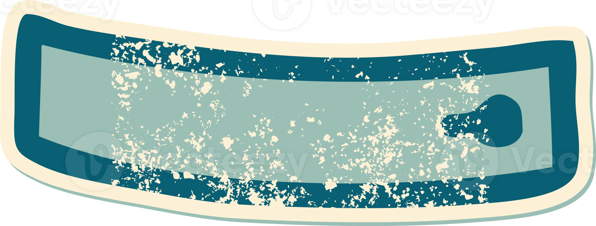 iconic distressed sticker tattoo style image of a shirt cuff png