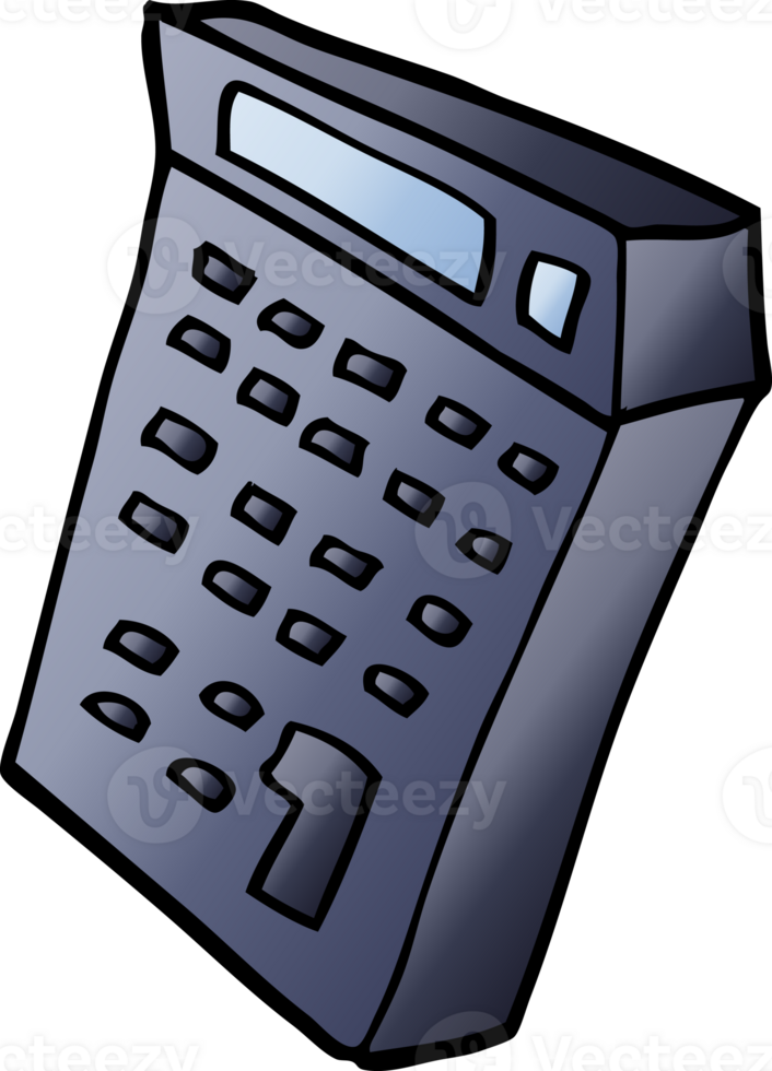gradient illustration cartoon calculator png