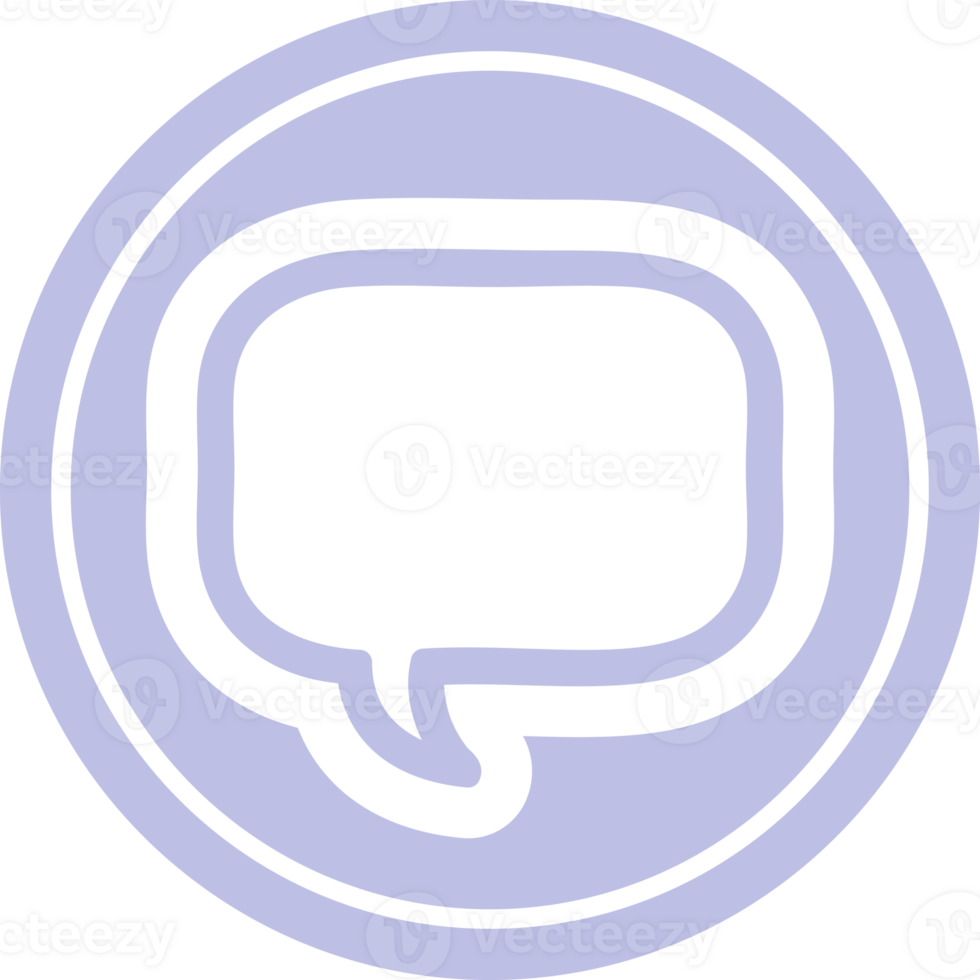 speech bubble circular icon symbol png
