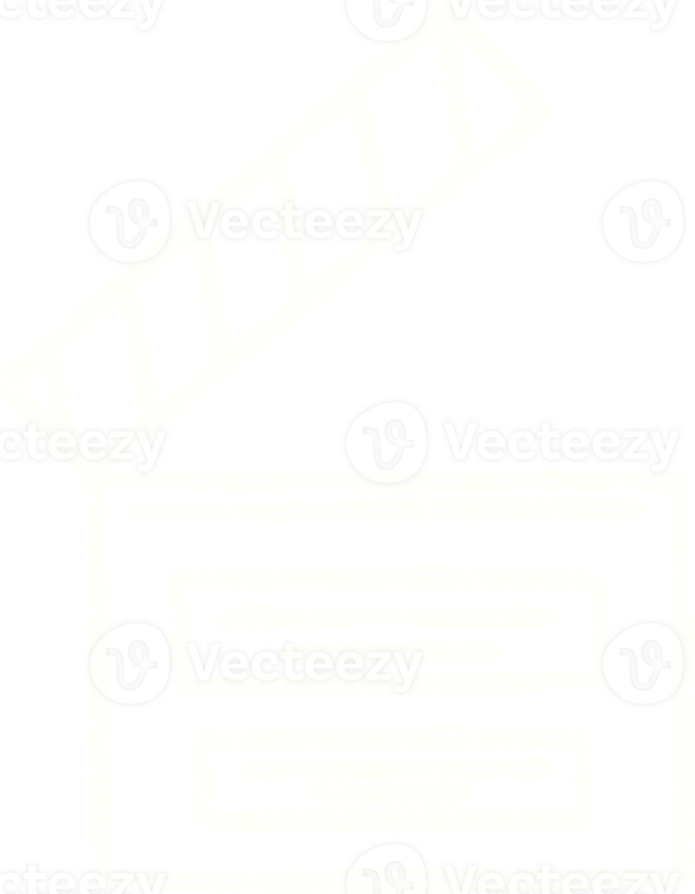 Clapper Board Chalk Drawing png