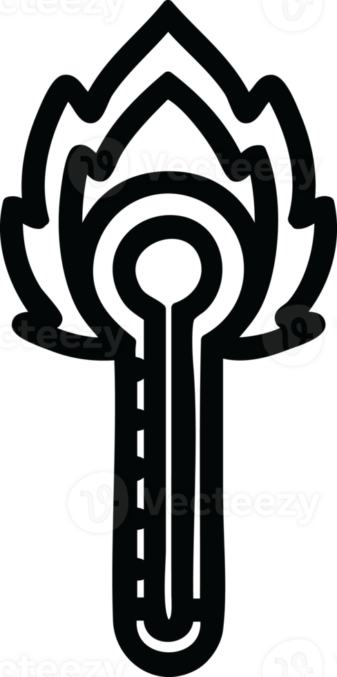 flaming thermometer icon symbol png