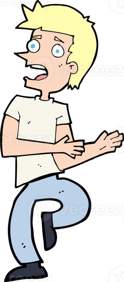 cartoon stressed out man png