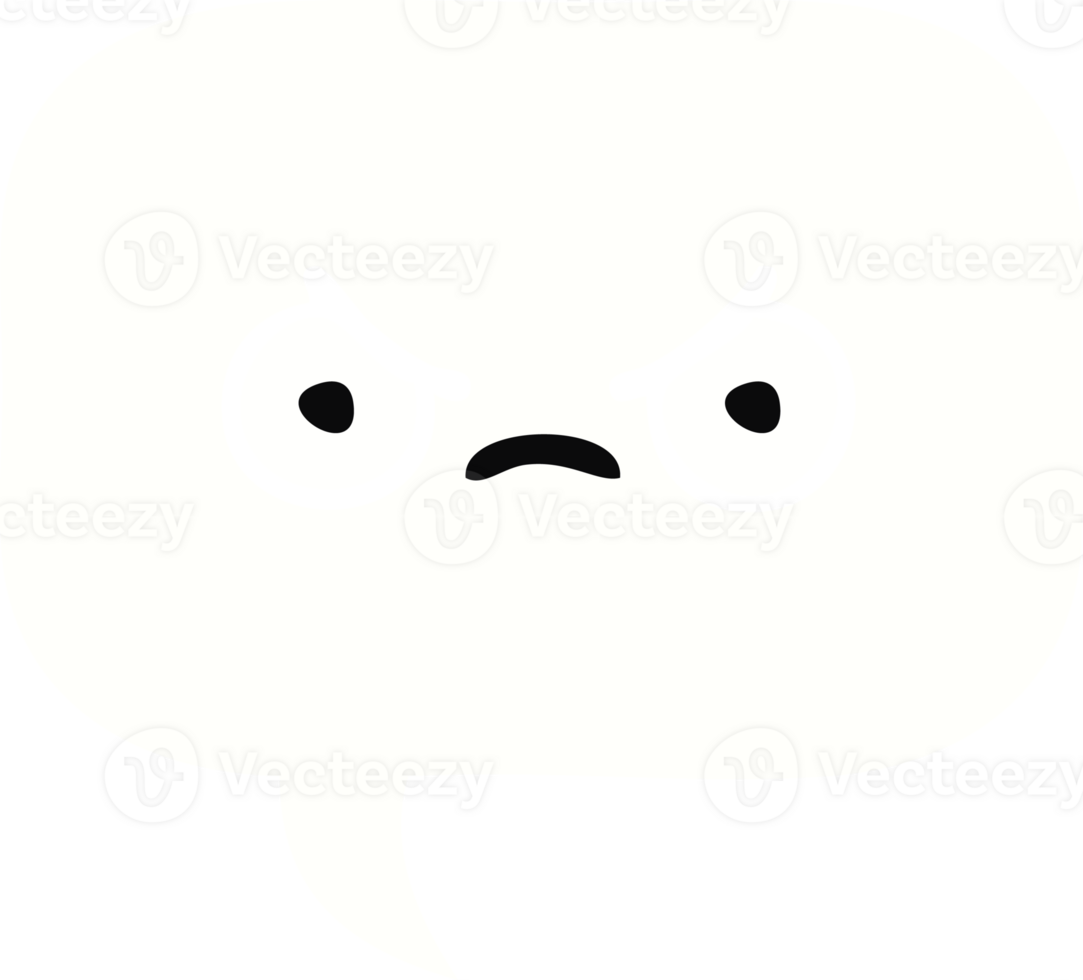 flat color retro cartoon of a speech bubble png