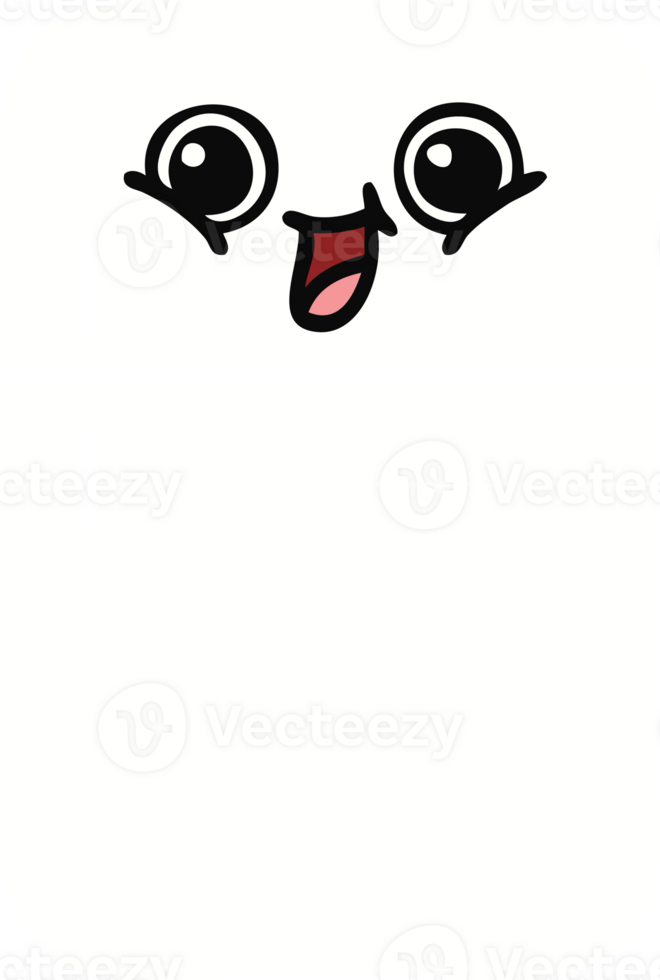 flat color retro cartoon of a fridge  zer png