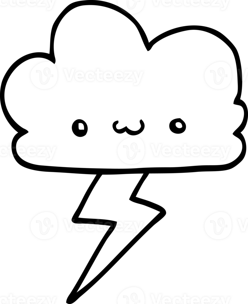 cartoon storm cloud png