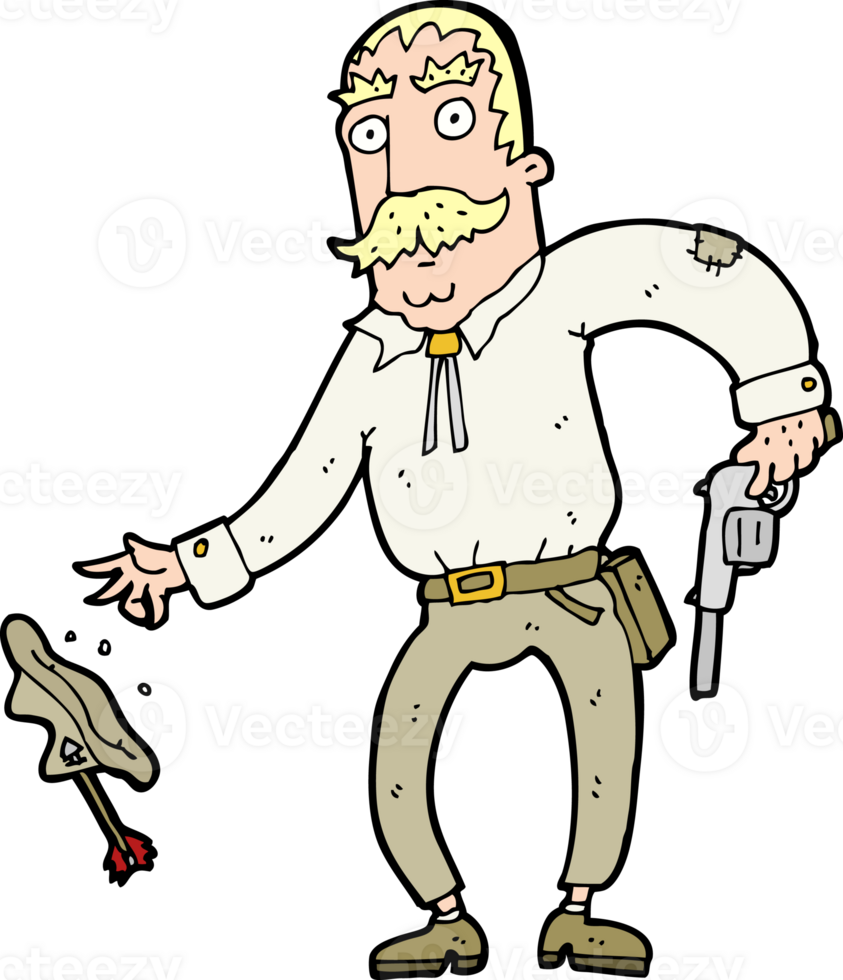 cartoon wild west cowboy png