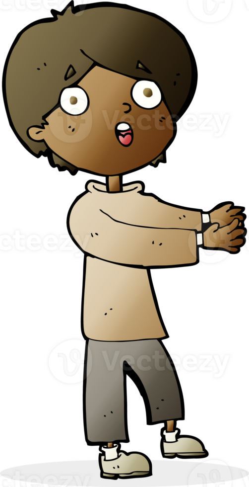 cartoon shocked boy png