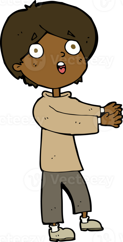 cartoon shocked boy png