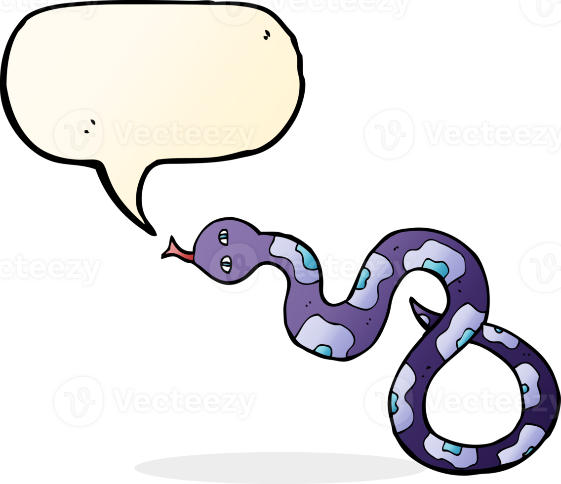 cartoon snake with speech bubble png