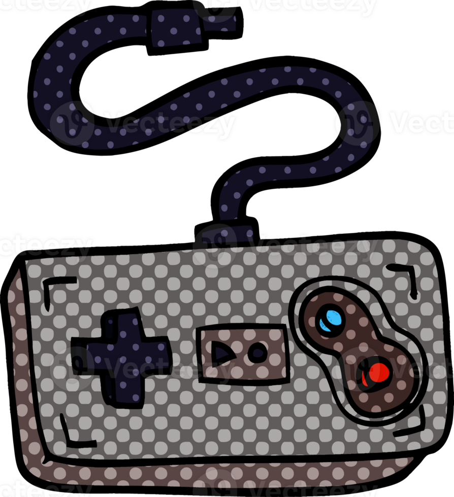 cartoon doodle game controller png