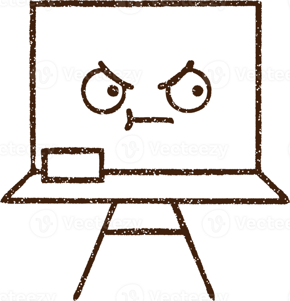 Blackboard Charcoal Drawing png