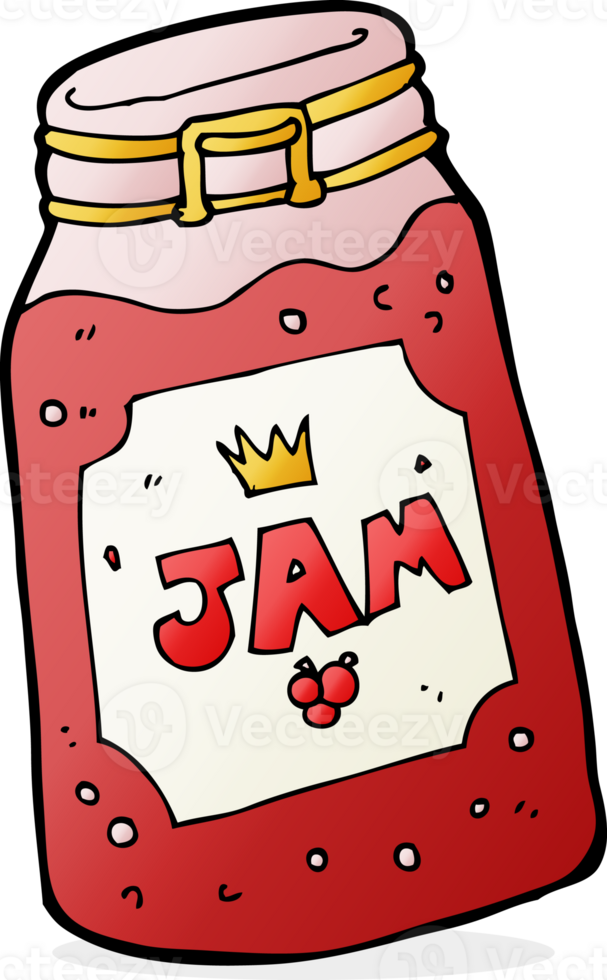 cartoon jar of jam png