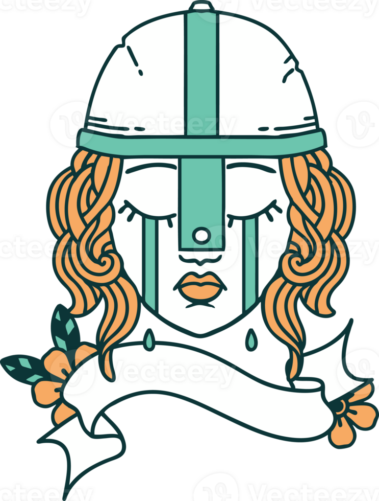Retro Tattoo Style human fighter png