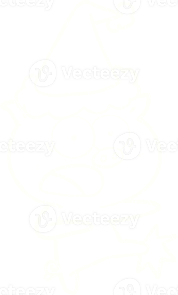 Christmas Pig Chalk Drawing png
