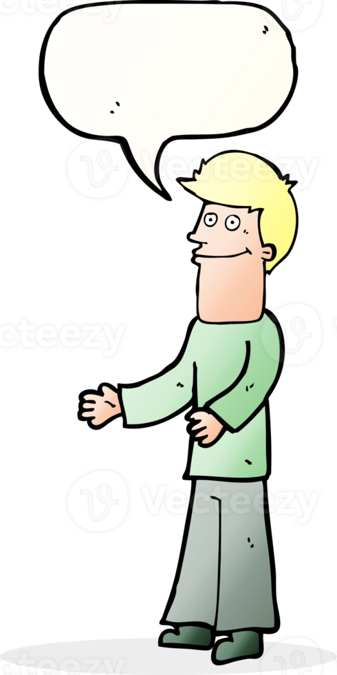 cartoon man shrugging shoulders with speech bubble png