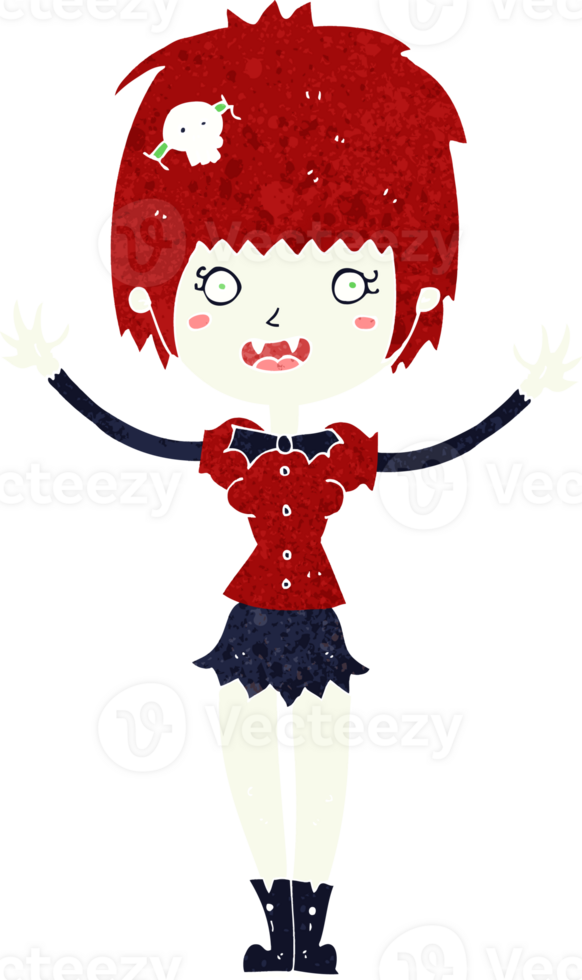 cartoon vampire girl png