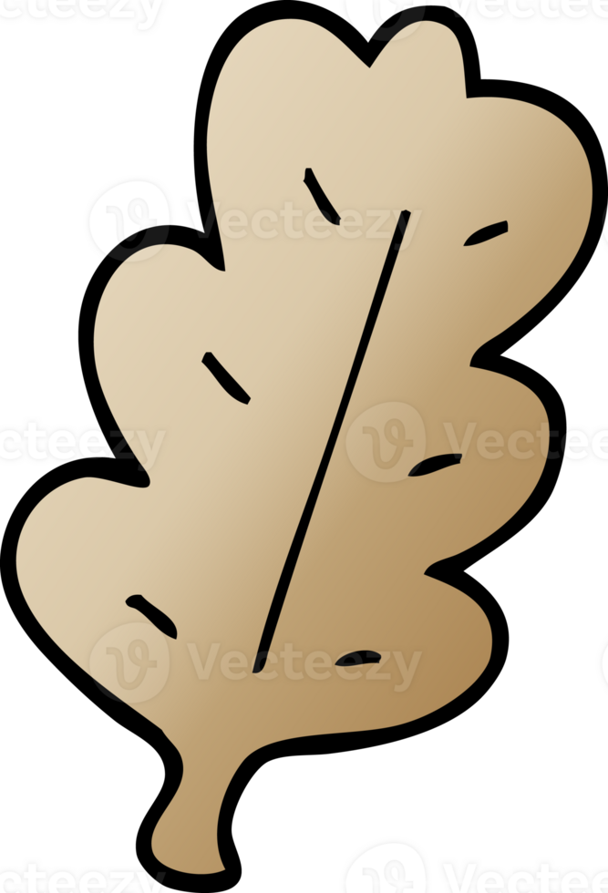 cartoon doodle leaf png