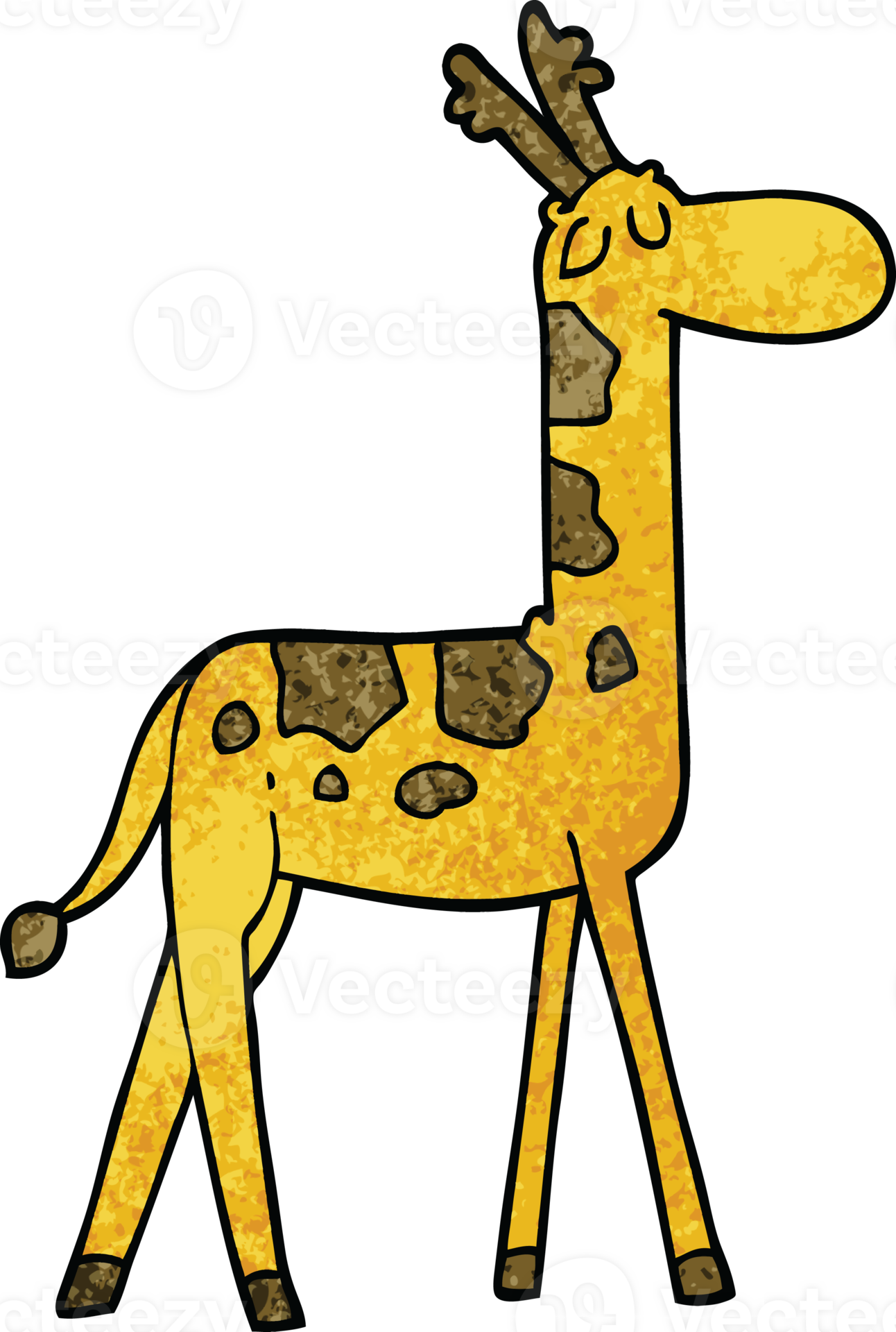 cartoon doodle funny giraffe 44917218 PNG