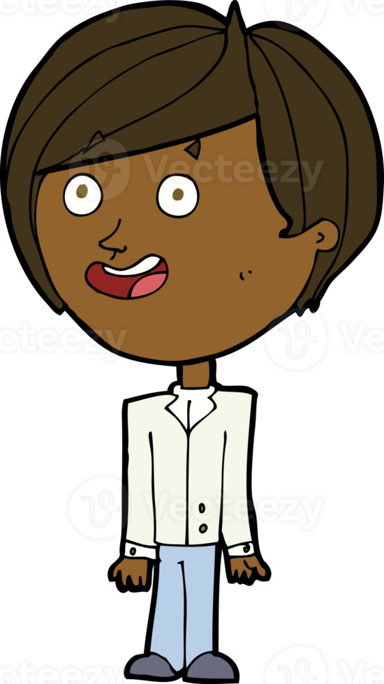 cartoon happy surprised boy png