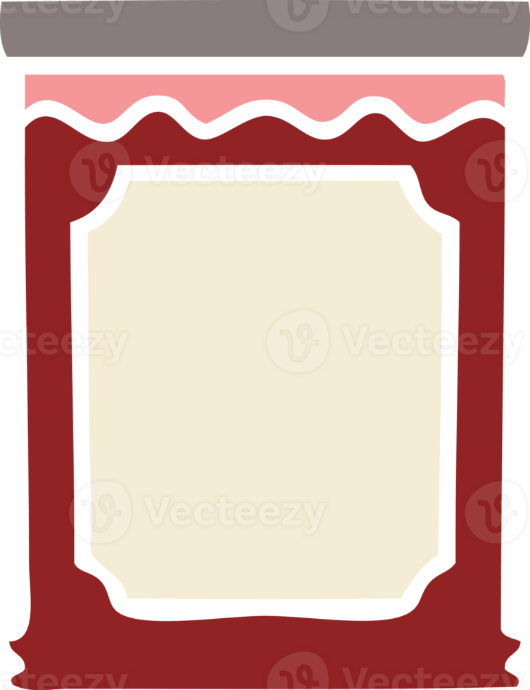 quirky hand drawn cartoon blueberry jam png