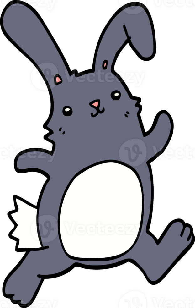 cartoon rabbit running png