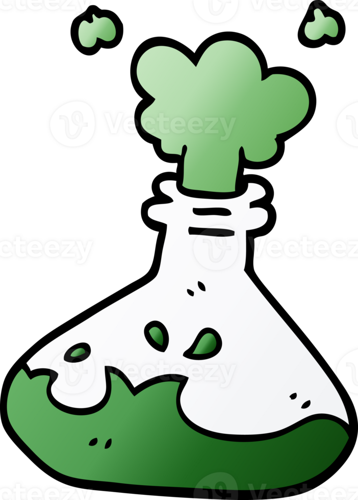 cartoon doodle science experiment png