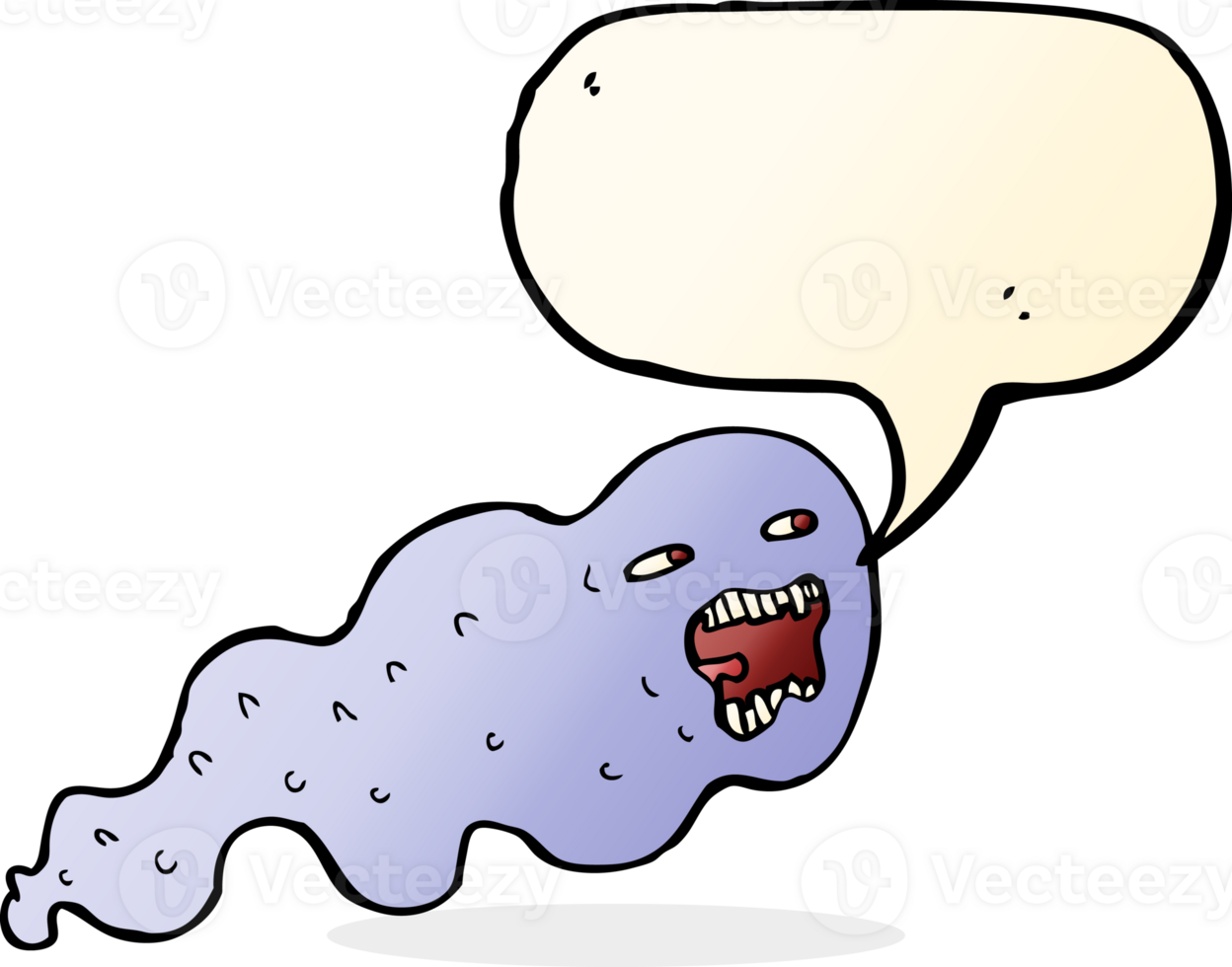 cartoon ghost with speech bubble png
