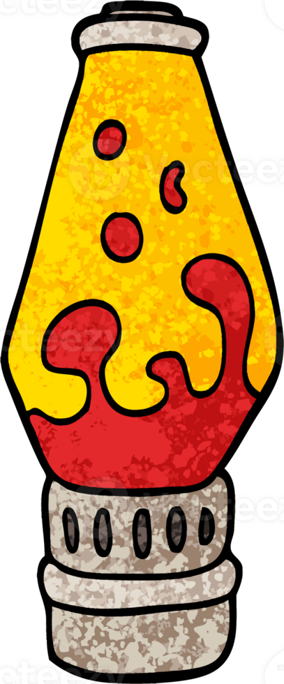 grunge textured illustration cartoon lava lamp png