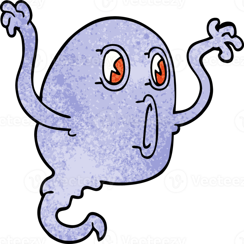 cartoon doodle ghost png