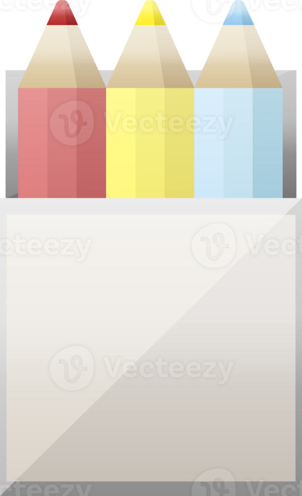 pack of coloring pencils graphic icon png