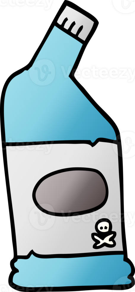 cartoon doodle bleach cleaner png