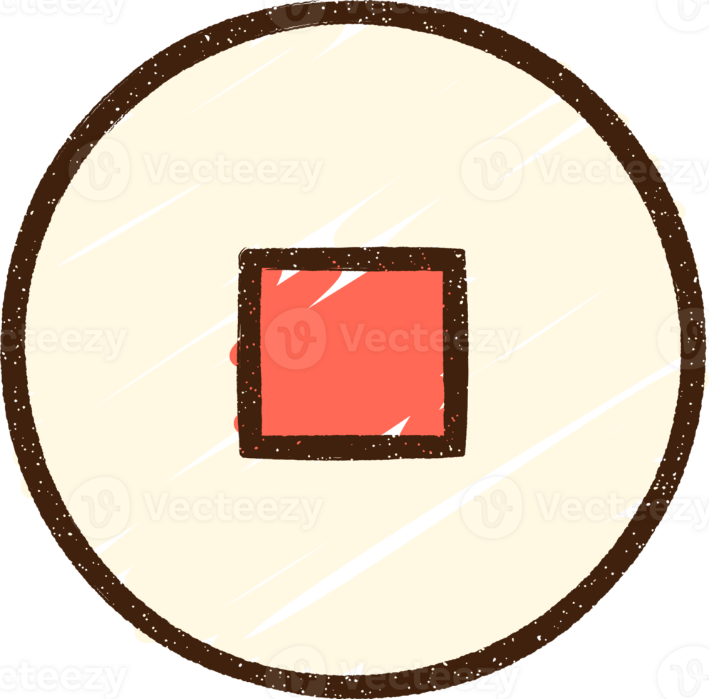 Stop Symbol Chalk Drawing png