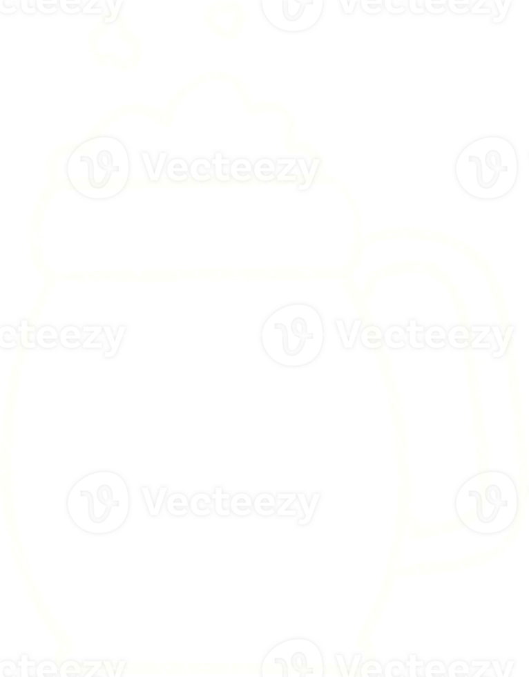 Mug Of Beer Chalk Drawing png