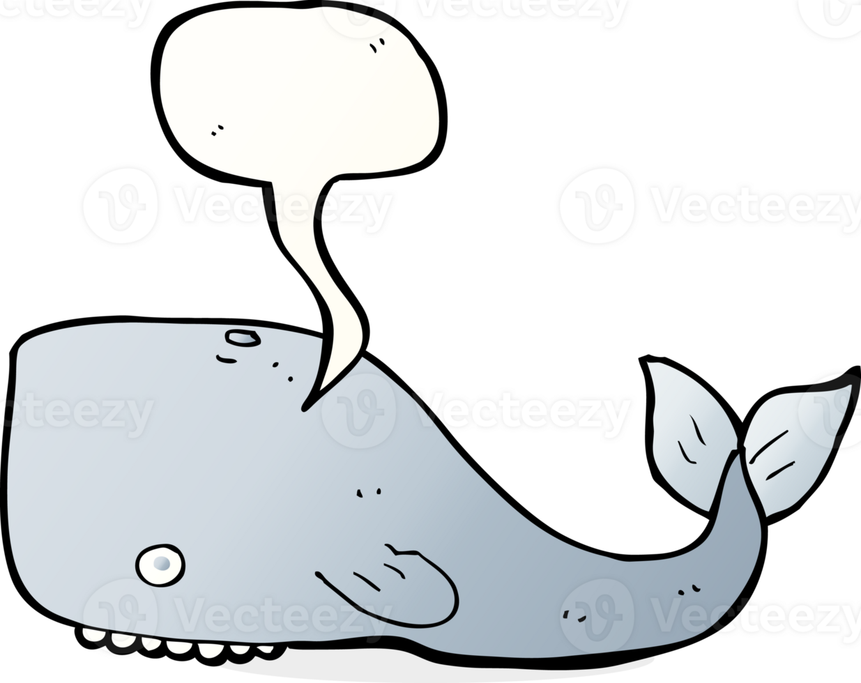 cartoon whale with speech bubble png