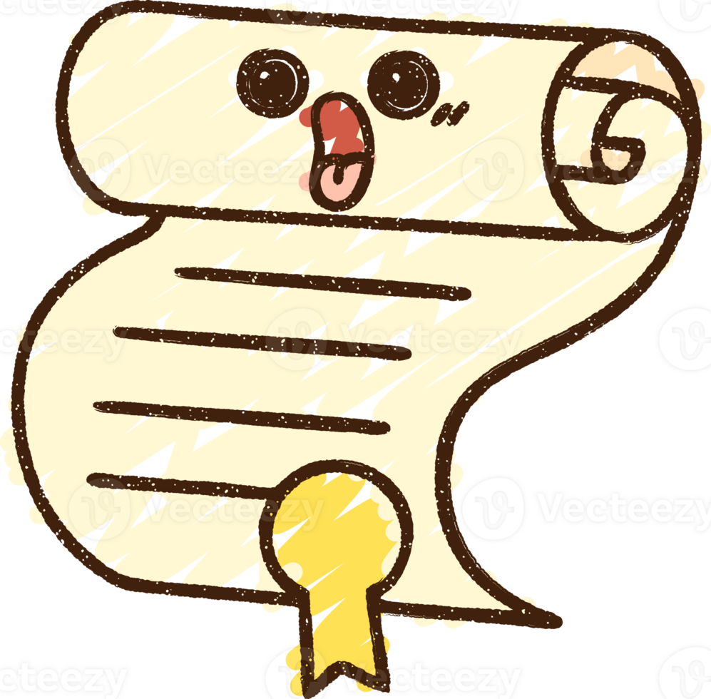 Certificate Chalk Drawing png