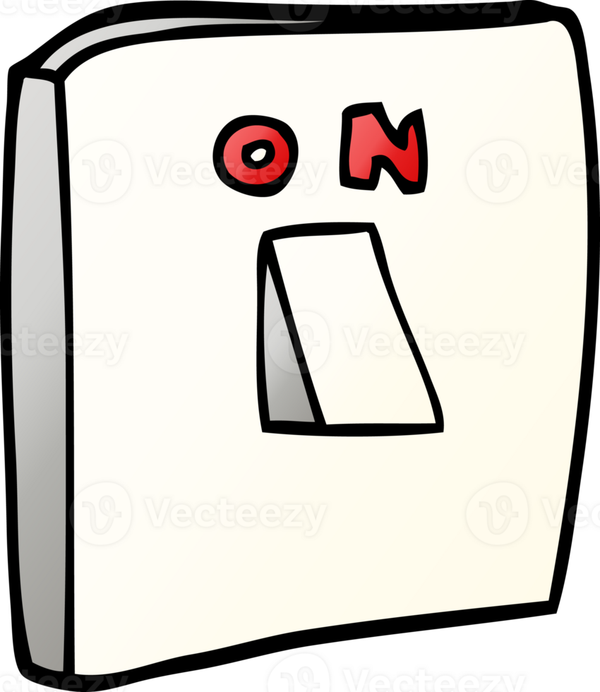 cartoon doodle on switch png