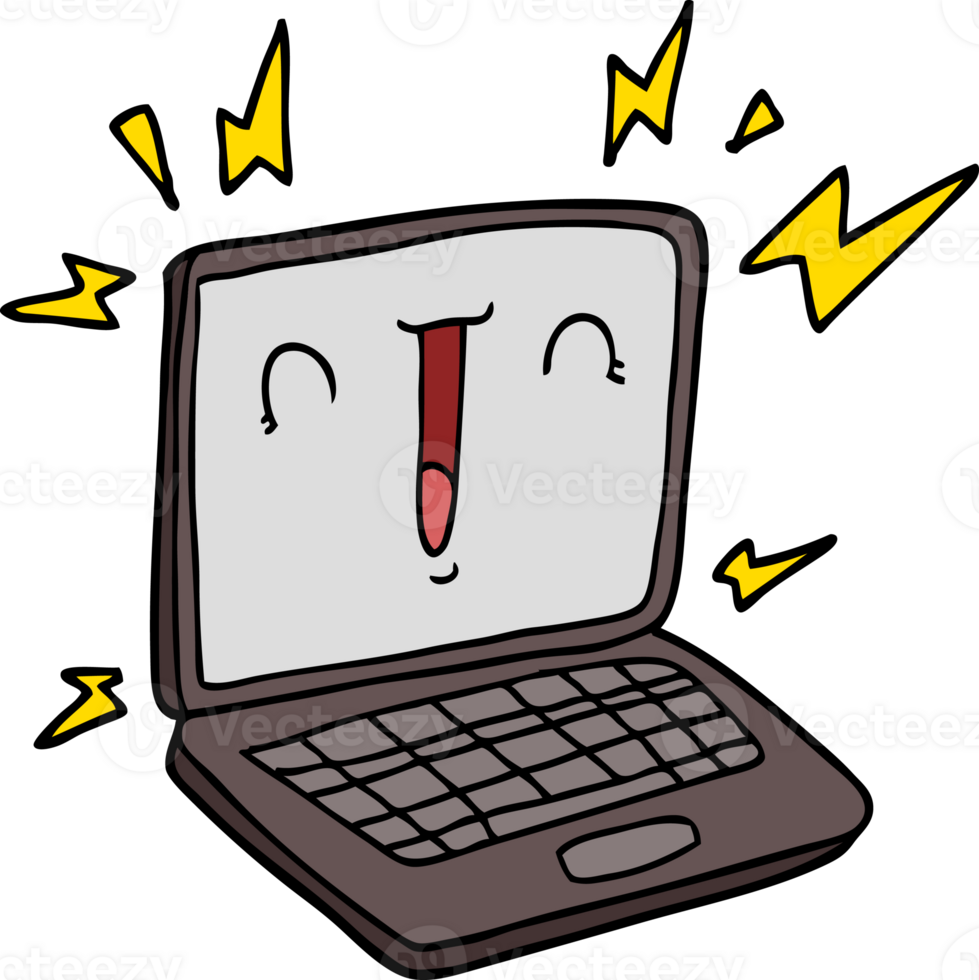 cartoon laptop computer png