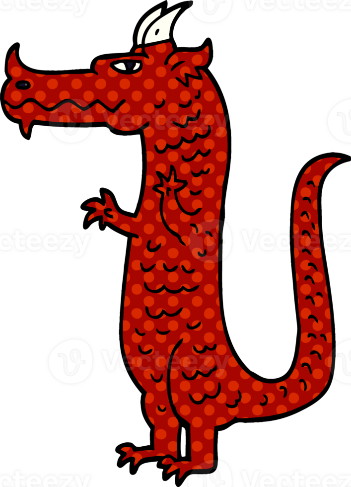 cartoon doodle dragon png