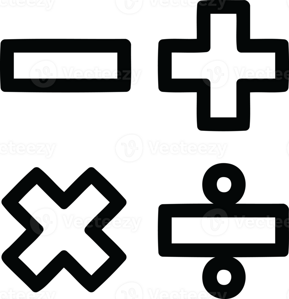 math symbols icon png