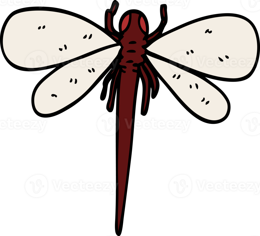 cartoon doodle huge insect png