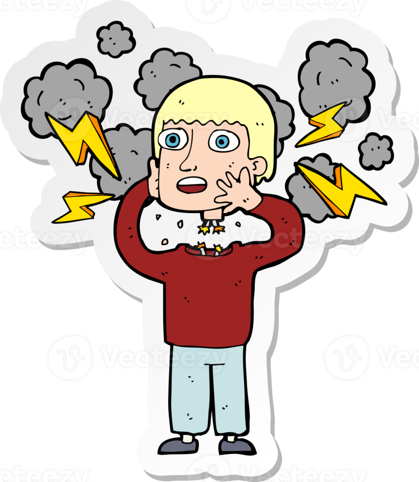 sticker of a cartoon secret robot png