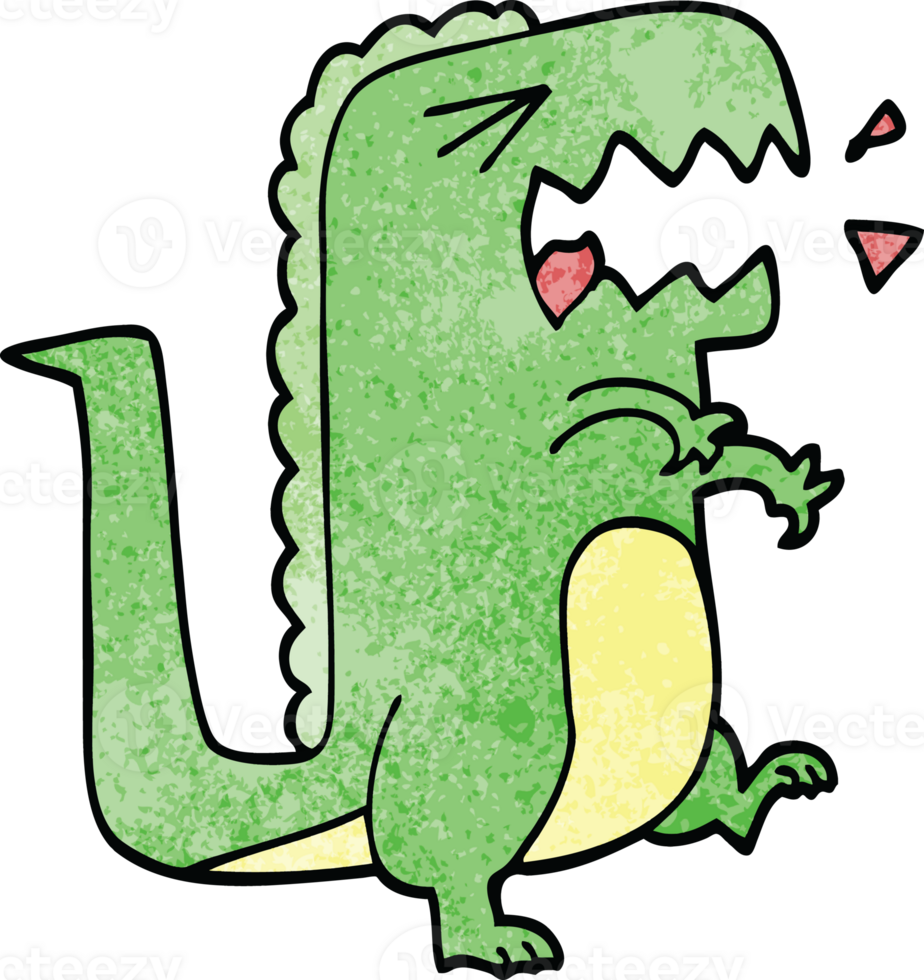 cartoon doodle roaring t rex png