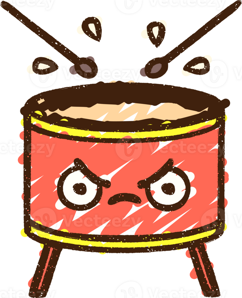 Drum Chalk Drawing png