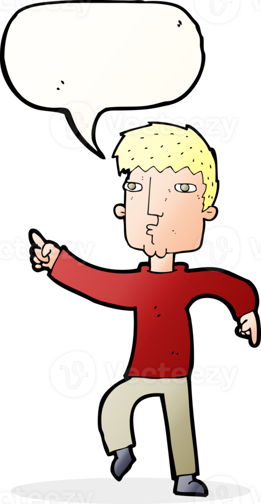 cartoon dancing man with speech bubble png